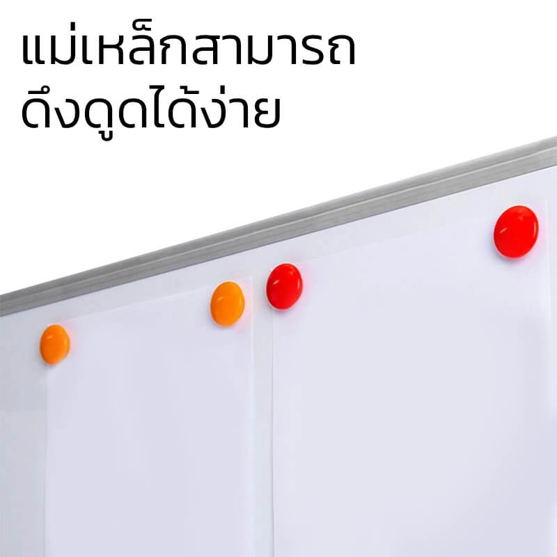 กระดานไวท์บอร์ด MEDILA รุ่น WB01-120-90-WH ขนาด 120*90 ซม.